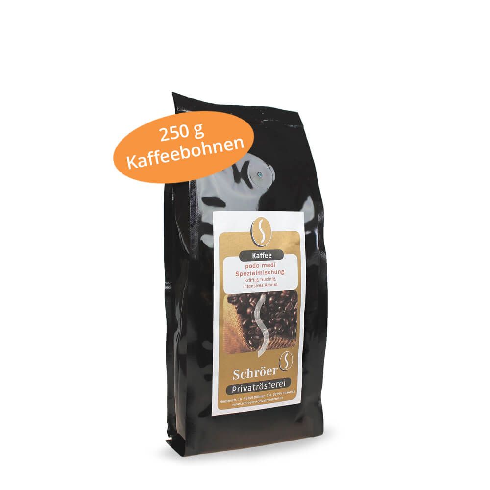 podo medi - Kaffee Spezialmischung 250 g-WOSCHA-0
